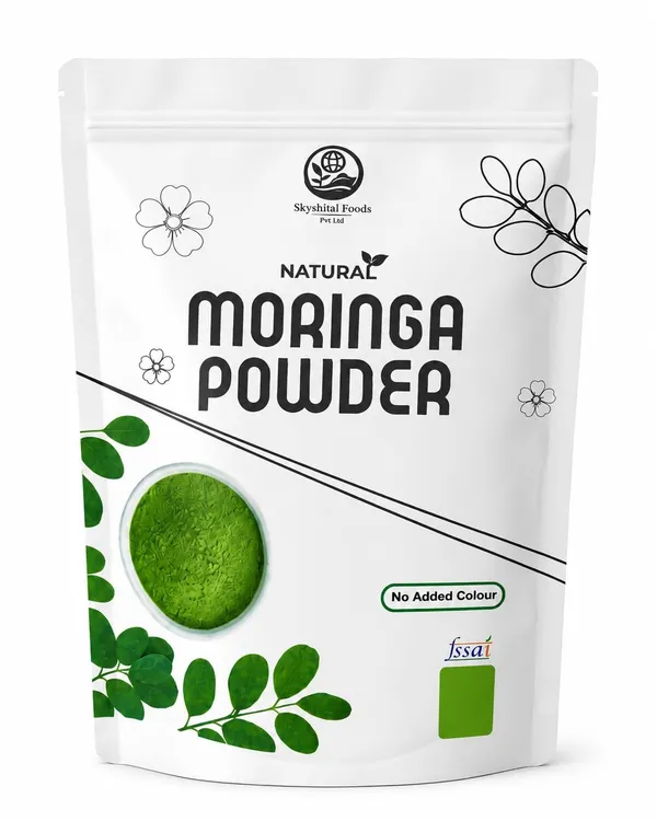 Skyshital_Foods_Natural_Pure_Organic_Moringa_Leaves_Powder_Chemical_Free_Green_Superfood_Rich_In_Vitamins_Iron_Antioxidants_Indian_Sahjan_Leaf_Powder
