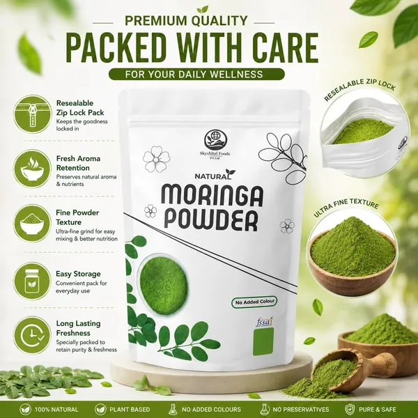Skyshital_Foods_Natural_Pure_Organic_Moringa_Leaves_Powder_Chemical_Free_Green_Superfood_Rich_In_Vitamins_Iron_Antioxidants_Indian_Sahjan_Leaf_Powder