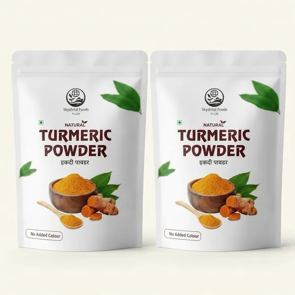 Skyshital_Foods_Turmeric_Powder_Haldi_100_Pure_Natural_Freshly_Ground_Chemical_Free_Spice_Rich_Color_Aroma_For_Cooking_Immunity_Boost_Ayurvedic_Use_-_Pack_Of_2