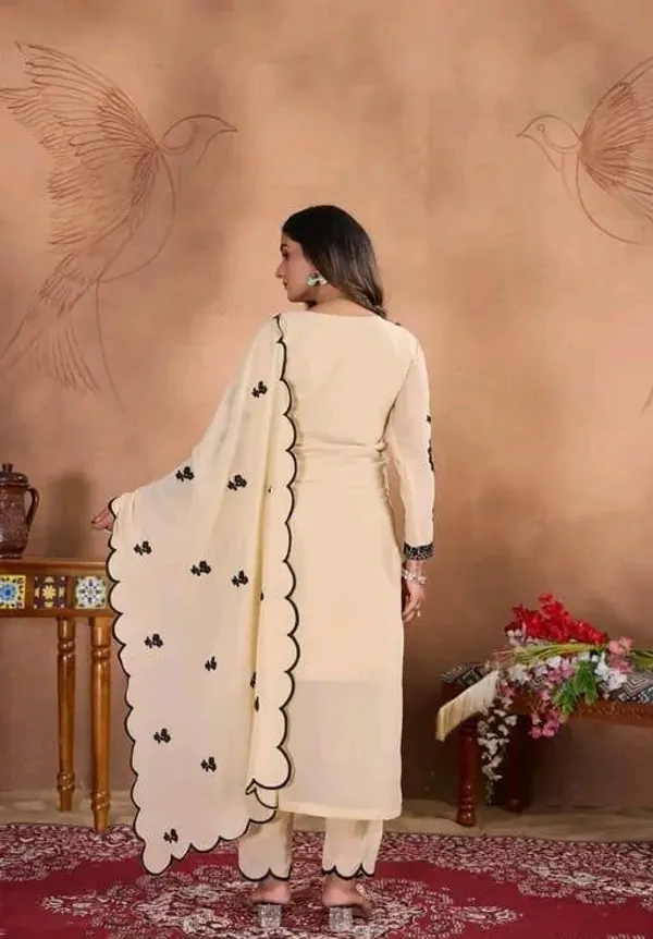 Yellow_Georgette_Embroidered_Kurta_Set_With_Dupatta_For_Women