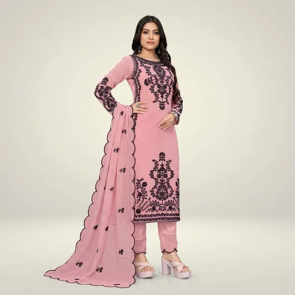 Pink_Georgette_Embroidered_Kurta_Set_With_Dupatta_For_Women
