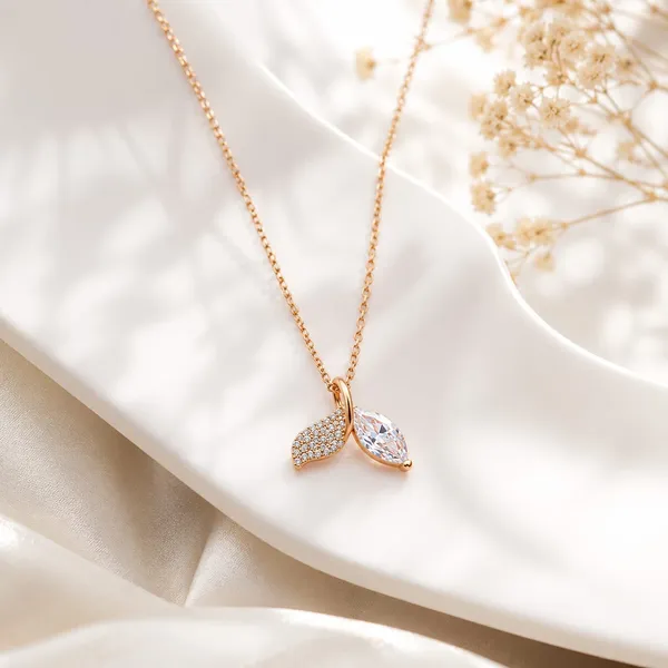 Rose_Gold_Crystal_Mermaid_Tail_Pendant_Necklace