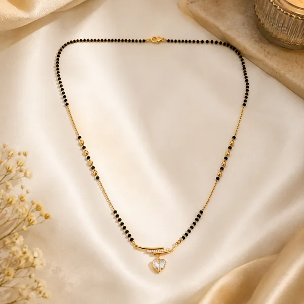 Minimalist_Heart_Charm_Mangalsutra