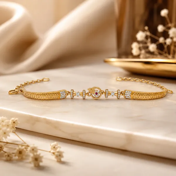 Royal_Flora_Diamond_&_Ruby_Gold_Chain_Daily_Wear_Bracelet