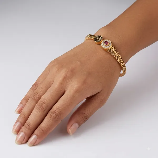 Royal_Heritage_Antique_Gold_Bangle_set_of_2