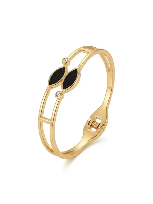 Twin_Onyx_Eye_Gold_Statement_Kada_Bracelet