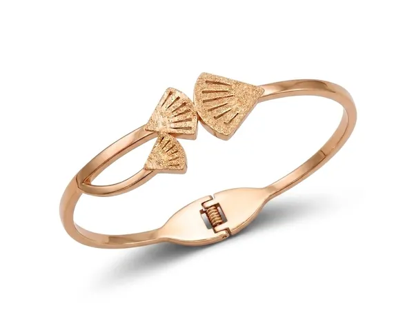 Trio_Fan_Textured_Copper_Gold_Kada_Bracelet