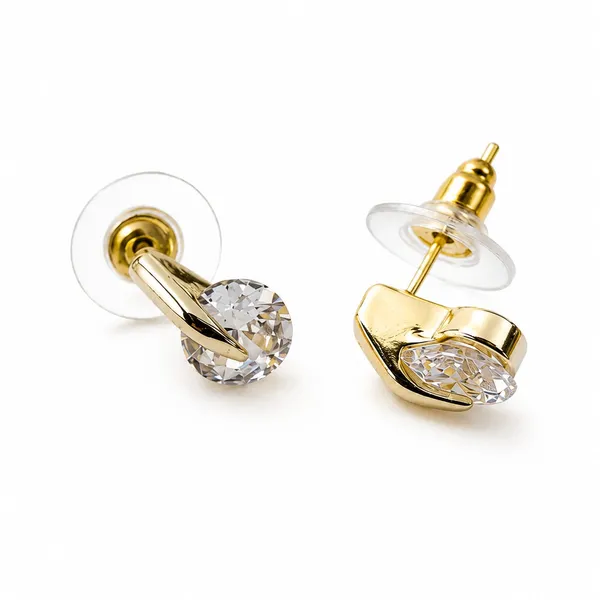 Gold_Plated_Crystal_Stud_Earrings_For_Women_
