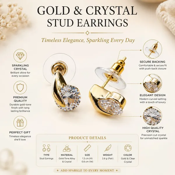Gold_Plated_Crystal_Stud_Earrings_For_Women_