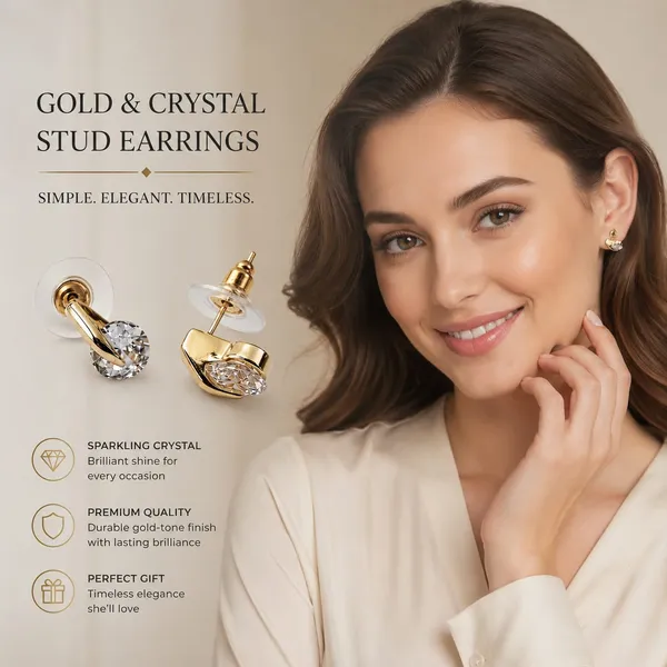 Gold_Plated_Crystal_Stud_Earrings_For_Women_