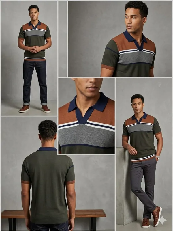 Green_Cotton_Regular_Fit_Striped_Polo_T-Shirt_For_Men