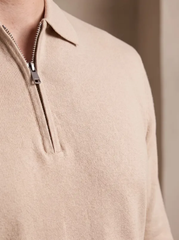 Camel_UltraSoft_Cloud-Knit_Quarter-Zip_Sweater