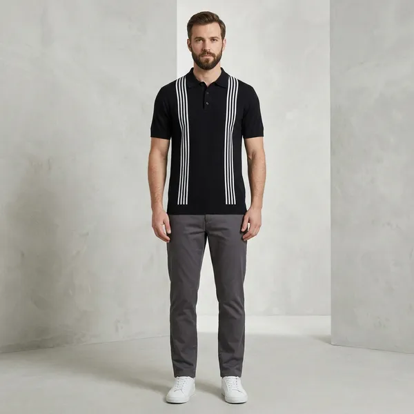 Black_Regular_Fit_Vertical_Stripe_Polo_T-Shirt_For_Men