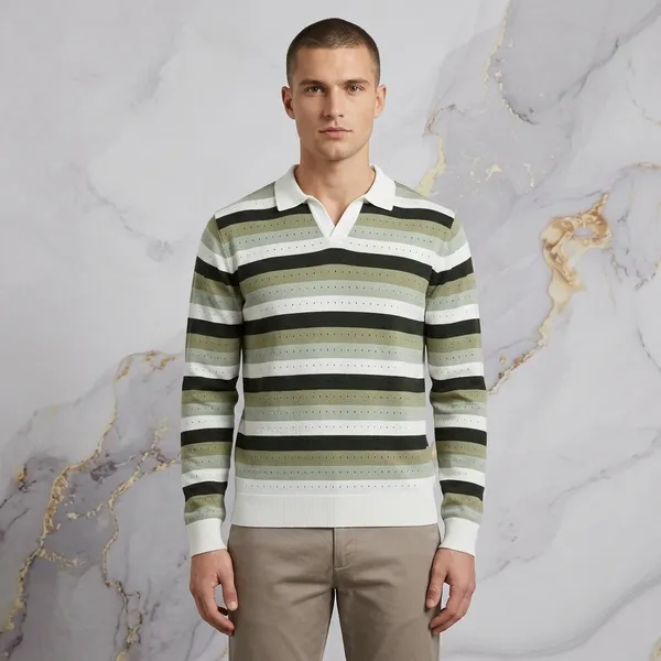 Multicolor_Cotton_Striped_Collared_Polo_T-Shirt_For_Men