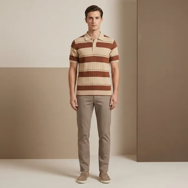 Beige_Brown_Cotton_Regular_Fit_Striped_Polo_T-Shirt_For_Men