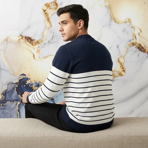 Navy_Blue_Cotton_Striped_Knit_Round_Neck_Full_Sleeve_Sweater_For_Men