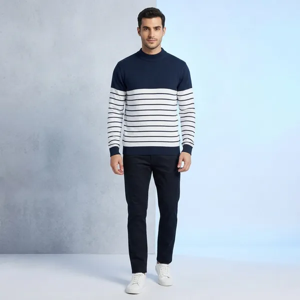Navy_Blue_Cotton_Striped_Knit_Round_Neck_Full_Sleeve_Sweater_For_Men
