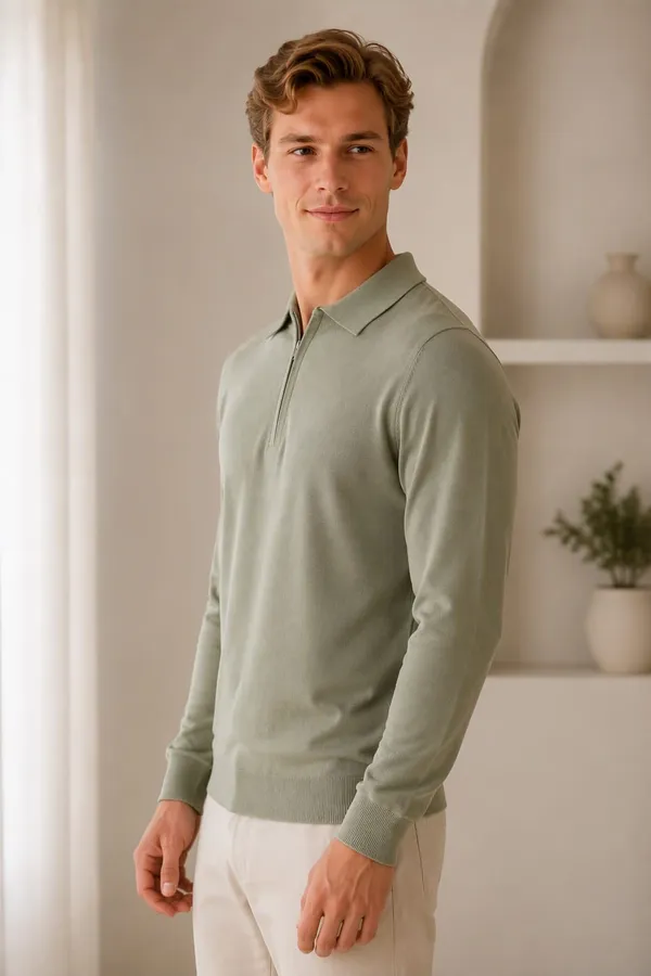 Olive_UltraSoft_Cloud-Knit_Quarter-Zip_Sweater