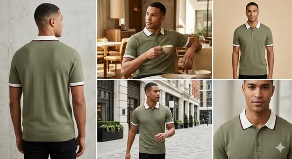 Olive_Green_Cotton_Nylon_Contrast_Collar_Regular_Fit_Polo_T-Shirt_For_Men