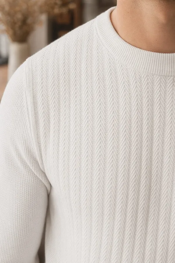 Off_White_Cotton_Regular_Fit_Round_Neck_T-Shirt_For_Men