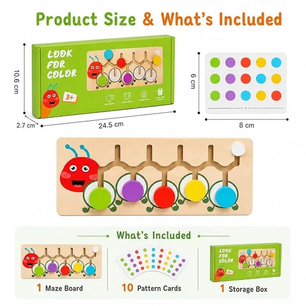 Caterpillar_Colour_Matching_Maze_Board