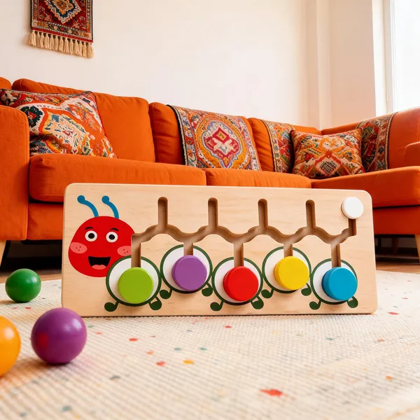 Caterpillar_Colour_Matching_Maze_Board