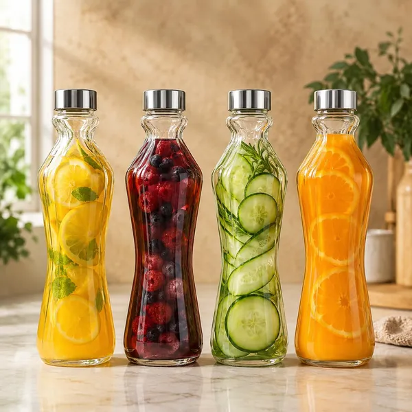 Manraj_Transparent_Glass_Water_Bottle_750Ml_Set_Of_4