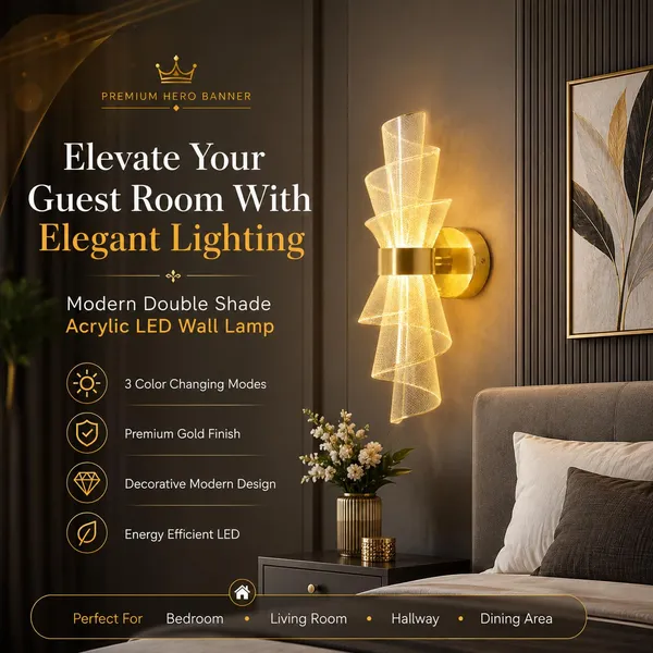 Manraj_Double_Shade_Acrylic_Led_Wall_Lamp_With_3_Color_Changing_Modes_(Warm_White,_Cool_White_&_Natural_White)_|_Gold_Finish_Decorative_Wall_Light_For_Bedroom,_Living_Room,_Hall_(Pack_Of_2)