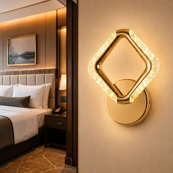 Manraj_10W_Modern_Led_Diamond_Crystal_Wall_Light_With_3_Color_Modes_(Warm_White,_Natural_White_&_Cool_White)_|_Gold_Finish_Decorative_Wall_Sconce_For_Bedroom,_Living_Room,_Corridor_&_Home_Décor