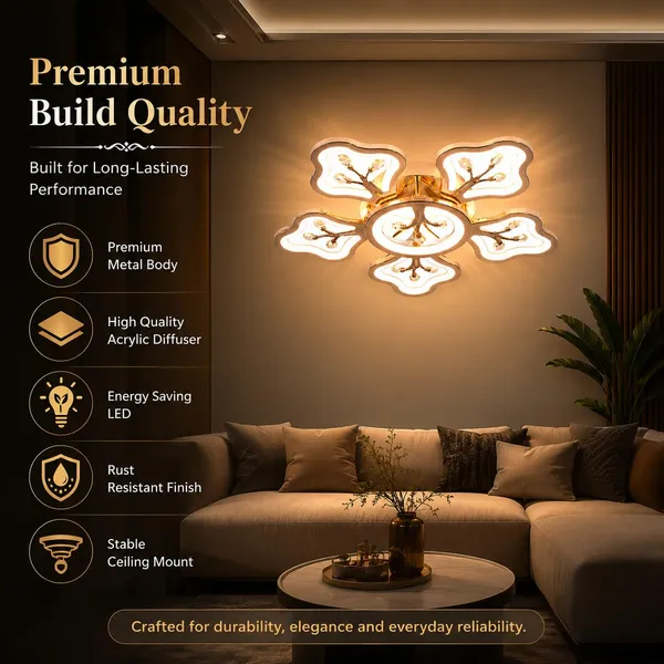 Manraj_6_Head_Modern_Floral_Gold_Chandelier_For_Living_Room_|_Led_Hanging_Light_3_Color_Modes_For_Dining_Room,_Bedroom_&_Home_Décor,_Hotel,_Living,_Office
