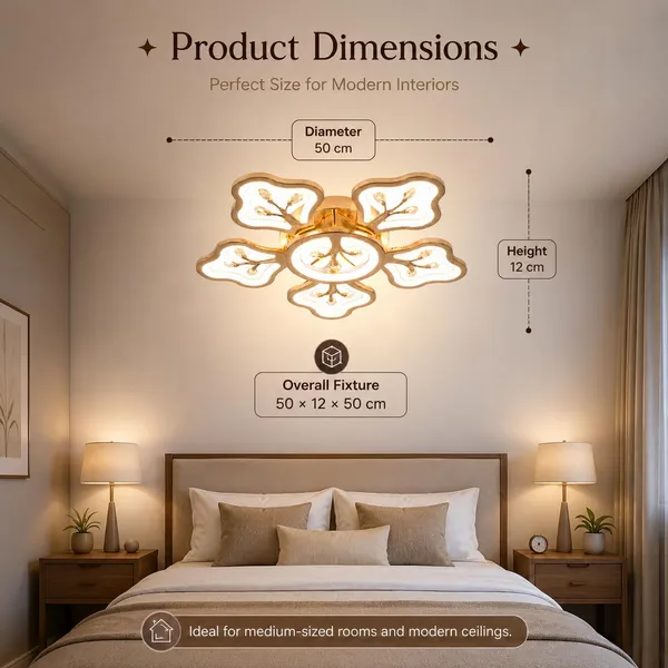 Manraj_6_Head_Modern_Floral_Gold_Chandelier_For_Living_Room_|_Led_Hanging_Light_3_Color_Modes_For_Dining_Room,_Bedroom_&_Home_Décor,_Hotel,_Living,_Office