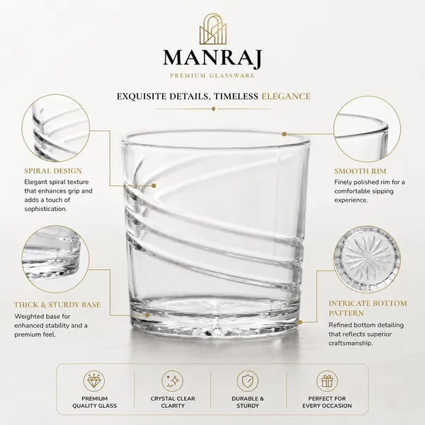 Manraj_Premium_Quality_Water/Juice_Glass_Set_Of_6_265Ml,_Crystal_Aura_-_Drinking_Juice_Glasses_For_Cold_Drink,_Mojito,_Everyday_Use