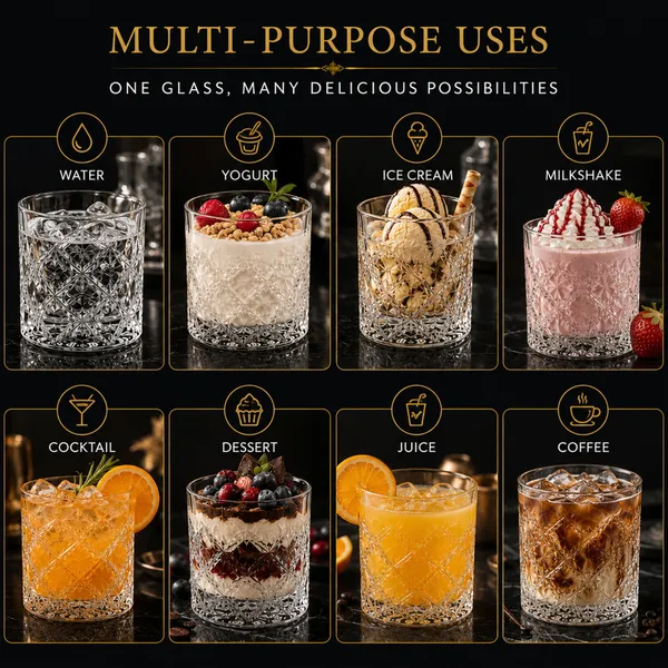 Manraj_Glass_Cups_Vintage_Glassware_Set_Of_6,_Origami_Style_Transparent_Cocktail_Glasses_Set,_Bar_Beverages_Ice_Coffee_Cup_Juice_Ripple_Drinkware,_225Ml_(Mj1016)