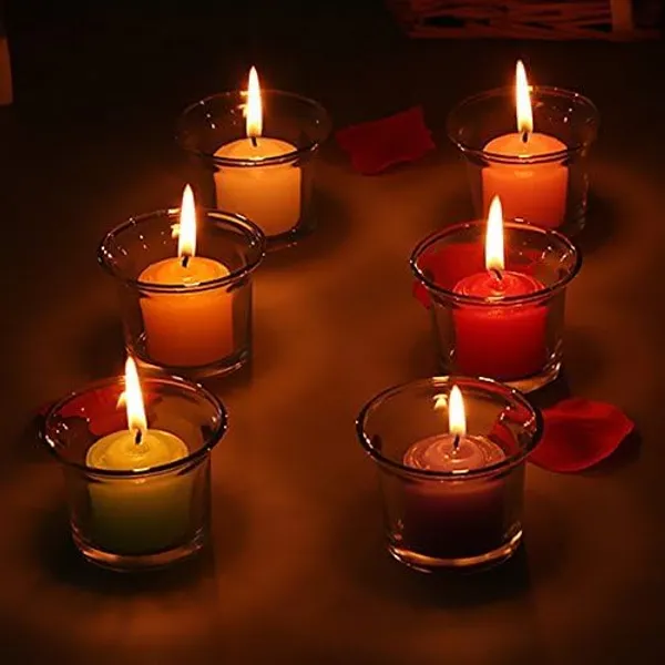 Manraj_Christmas_Candles_Holders_Tealight_Candle_Holder_Set_Of_12,Glass_Votive_Candle_Holders,Clear_Tea_Light_Holders_Bulk_For_Wedding_Holiday_Birthday_Party_Dinner_&_Home_Decor_(12,_Clear)