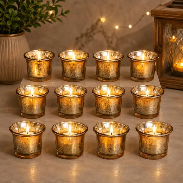 Manraj_Christmas_Candles_Holders_Tealight_Candle_Holder_Set_Of_12Glass_Votive_Candle_Holders,Clear_Tea_Light_Holders_Bulk_For_Wedding_Holiday_Birthday_Party_Dinner_&_Home_Decor_(12,_Gold)
