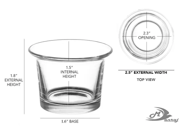 Tealight_Candle_Holder_Set_Of_6,Glass_Votive_Candle_Holders,Clear_Tea_Light_Holders_Bulk_For_Wedding_Holiday_Birthday_Party_Dinner_&_Home_Decor_(6,_Red)