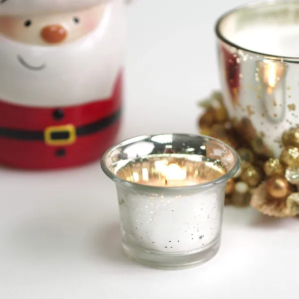Manraj_Christmas_Candles_Holders_Tealight_Candle_Holder_Set_Of_6,Glass_Votive_Candle_Holders,Clear_Tea_Light_Holders_Bulk_For_Wedding_Holiday_Birthday_Party_Dinner_&_Home_Decor_(6,_Silver)