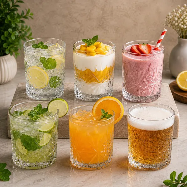 Manraj_Glass_Cups_Vintage_Glassware_Set_Of_6,_Origami_Style_Transparent_Cocktail_Glasses_Set,_Bar_Beverages_Ice_Coffee_Cup_Juice_Ripple_Drinkware,_225Ml_(_Mj1020_)
