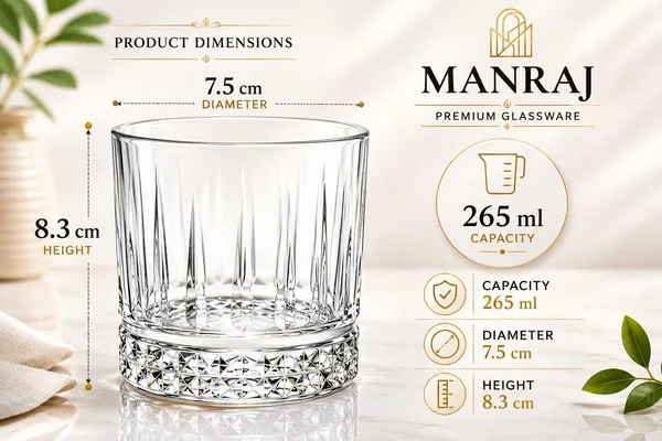 Manraj_Premium_Quality_Water/Juice_Glass_Set_Of_6_265Ml,_Royale_Clear_-_Drinking_Juice_Glasses_For_Cold_Drink,_Mojito,_Everyday_Use