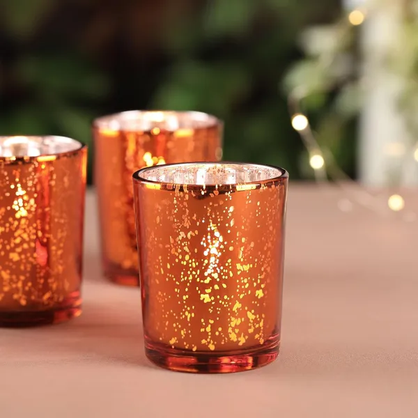 Manraj_Glass_Tealight_Candle_Holder_Set_Of_12,Glass_Votive_Candle_Holders,Clear_Tea_Light_Holders_Bulk_For_Wedding_Holiday_Birthday_Party_Dinner_&_Home_Decor_(12,_Copper)