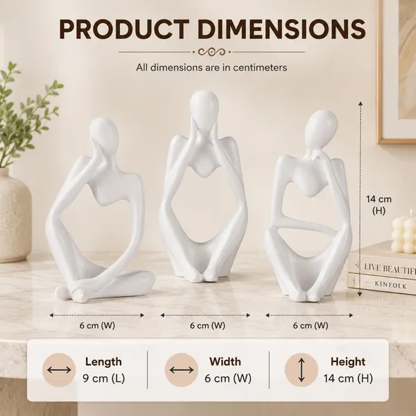 Manraj_3_Pcs_Thinker_Statue_Set,_Thinker_Statue_Personalized_Abstract_Ornament_For_Office_Living_Room_Desk_Room_Decor_(White)