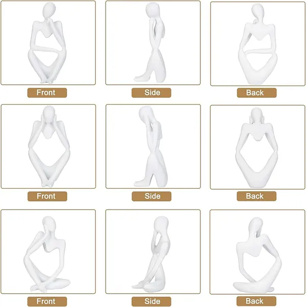 Manraj_3_Pcs_Thinker_Statue_Set,_Thinker_Statue_Personalized_Abstract_Ornament_For_Office_Living_Room_Desk_Room_Decor_(White)