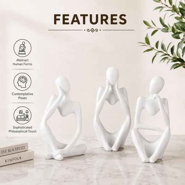 Manraj_3_Pcs_Thinker_Statue_Set,_Thinker_Statue_Personalized_Abstract_Ornament_For_Office_Living_Room_Desk_Room_Decor_(White)