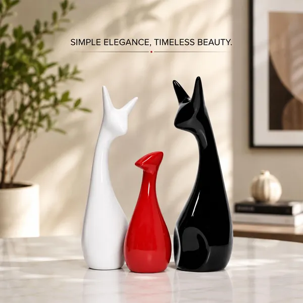 Manraj_Ceramic_Deer_Figurine_For_Home_Decor_-_Lucky_Deer_Ceramic_Figures,_Set_Of_3,_Piano_Finish,_Red_Black_White_Stylish_And_Modern_Home_Decor_Accent_Piece