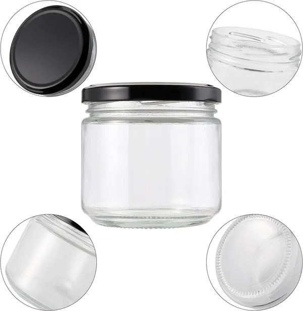 Manraj_Thick_Glass_Jars_With_Lids,_Clear_Round_Candle_Jars_With_Metal_Lids_-_Empty_Food_Storage_Containers,_Canning_Jar_For_Spice,_Powder,_Liquid,_Sample_(6)