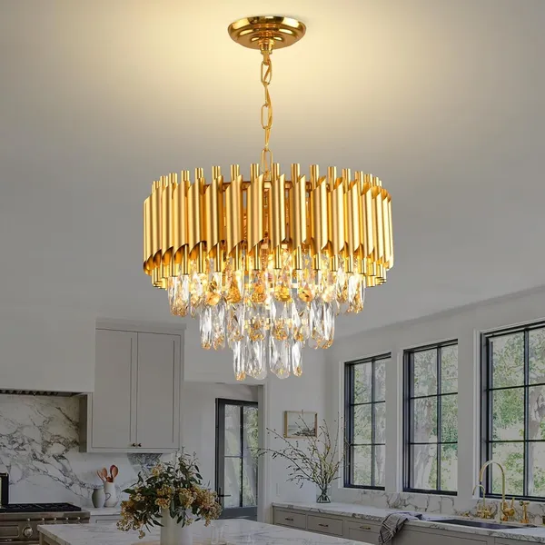 Manraj_Modern_Crystal_Chandelier,_400_Mm_Round,_3-Tier_Pure_Gold,_K9_Crystal_Ceiling_Light_Fixture_For_Living_Room_And_Hallway_(Pure_Gold,_400Mm)