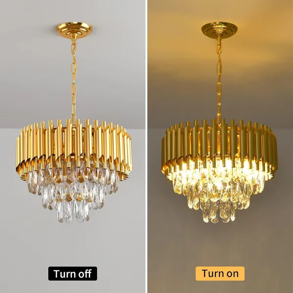 Manraj_Modern_Crystal_Chandelier,_400_Mm_Round,_3-Tier_Pure_Gold,_K9_Crystal_Ceiling_Light_Fixture_For_Living_Room_And_Hallway_(Pure_Gold,_400Mm)