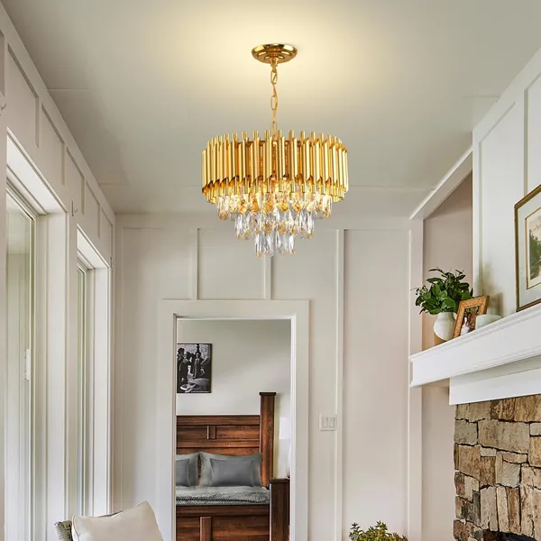 Manraj_Modern_Crystal_Chandelier,_400_Mm_Round,_3-Tier_Pure_Gold,_K9_Crystal_Ceiling_Light_Fixture_For_Living_Room_And_Hallway_(Pure_Gold,_400Mm)