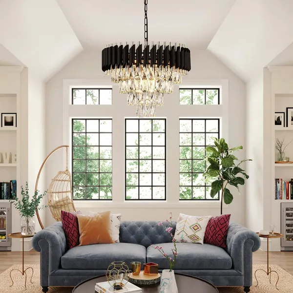 Manraj_Modern_Crystal_Chandelier,_500_Mm_Round,_3-Tier_Black_And_Gold,_K9_Crystal_Ceiling_Light_Fixture_For_Living_Room_And_Hallway_(Black_&_Gold,_500Mm)