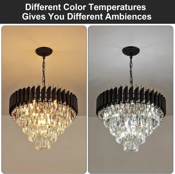 Manraj_Modern_Crystal_Chandelier,_500_Mm_Round,_3-Tier_Black_And_Gold,_K9_Crystal_Ceiling_Light_Fixture_For_Living_Room_And_Hallway_(Black_&_Gold,_500Mm)